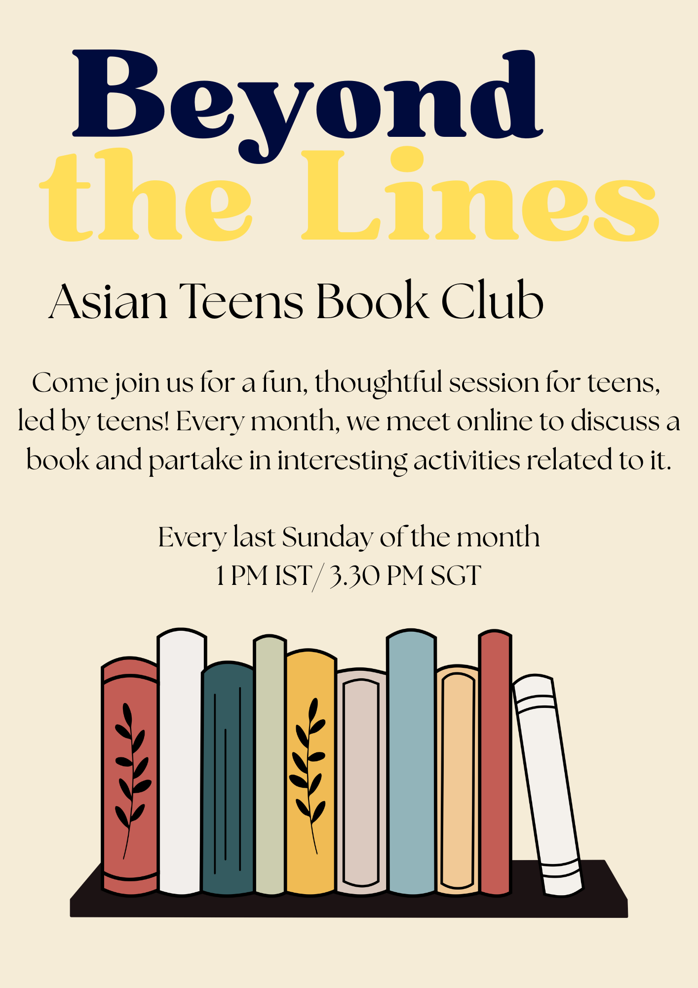 Beyond the Lines Book Club Poster